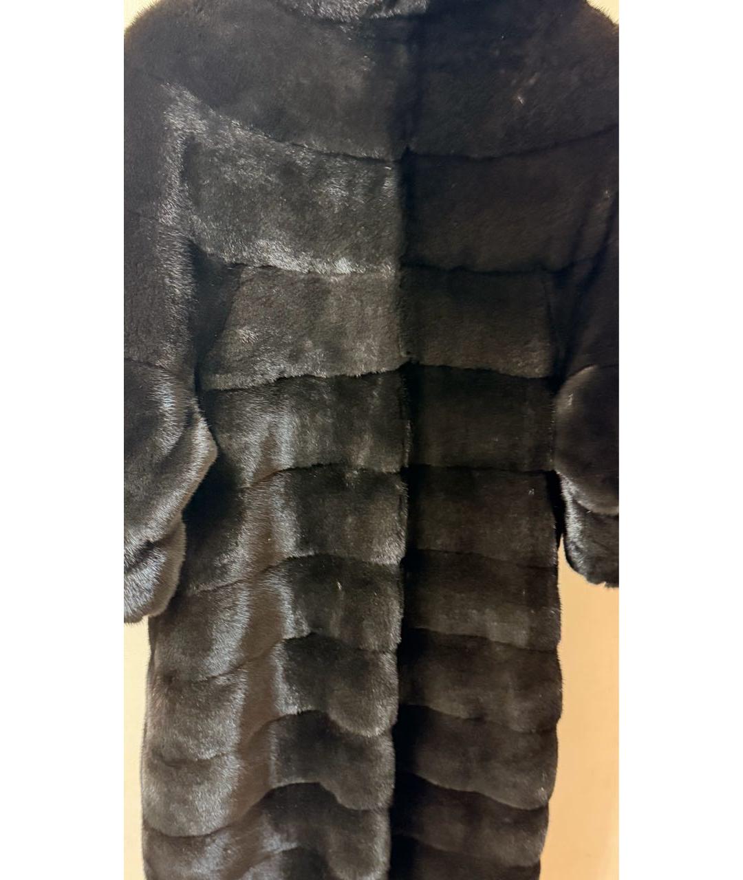 BRASCHI Черная меховая шуба, фото 3