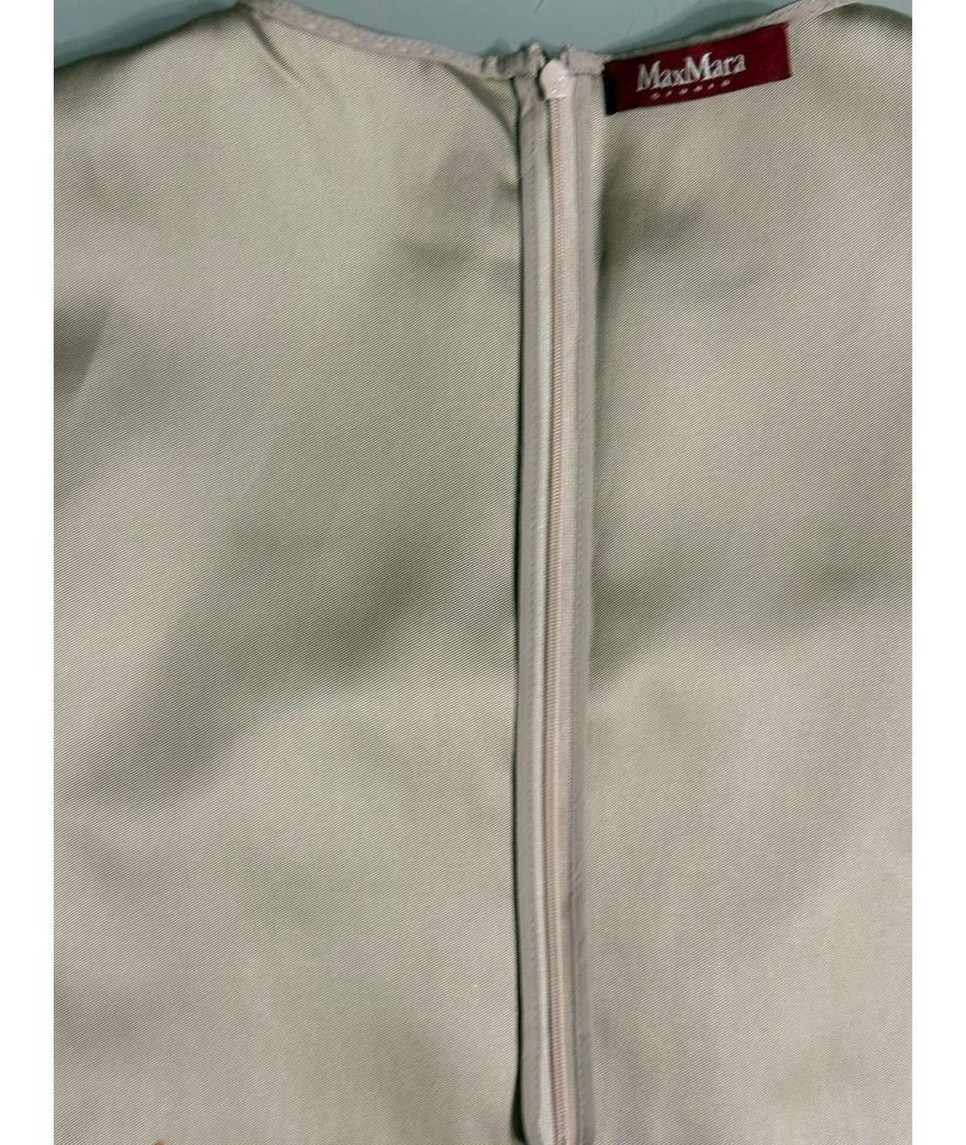 MAX MARA STUDIO Бежевая вискозная блузы, фото 5