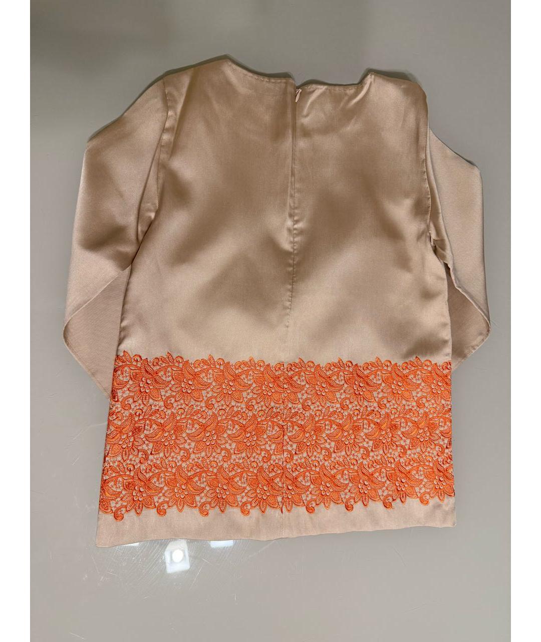 MAX MARA STUDIO Бежевая вискозная блузы, фото 2