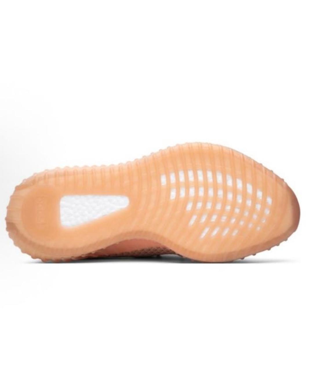 ADIDAS YEEZY Коралловые текстильные кроссовки, фото 5