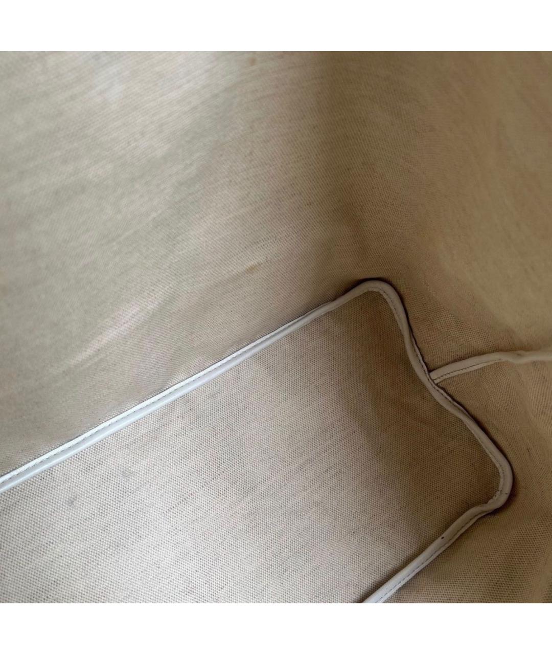 GOYARD Белая кожаная сумка тоут, фото 3