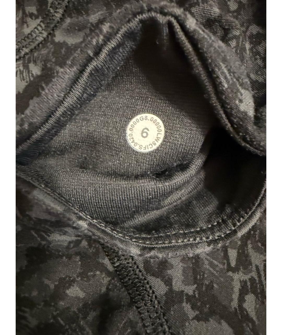 Lululemon Антрацитовые полиэстеровые спортивные брюки и шорты, фото 4