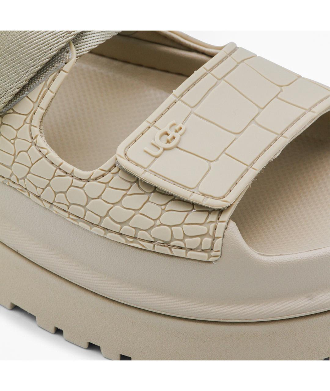 UGG AUSTRALIA Бежевые резиновые босоножки, фото 4