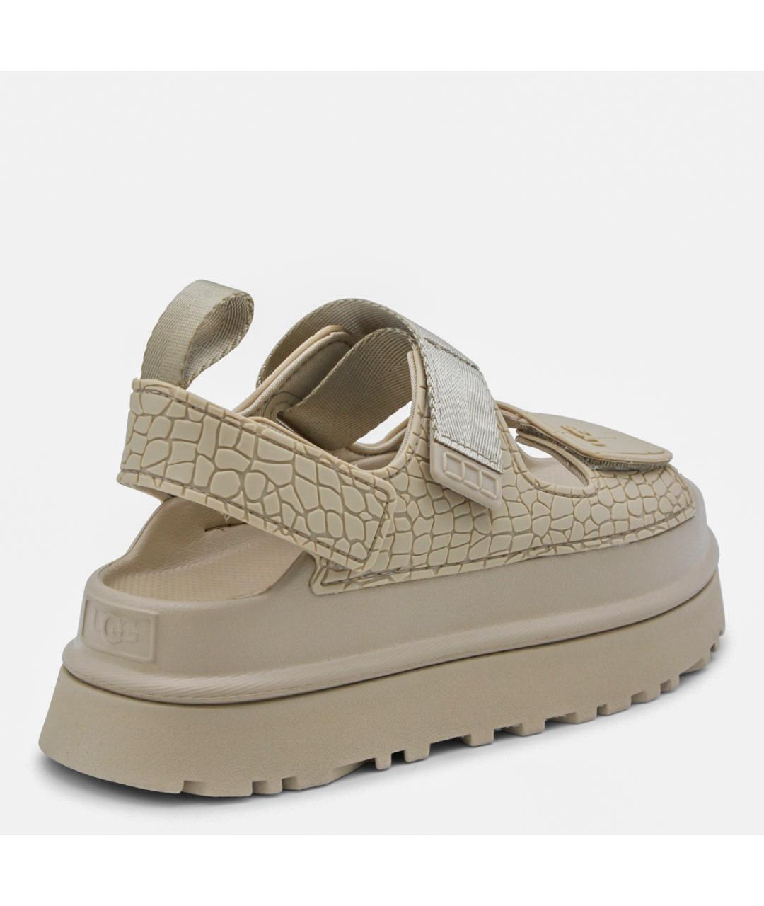 UGG AUSTRALIA Бежевые резиновые босоножки, фото 3