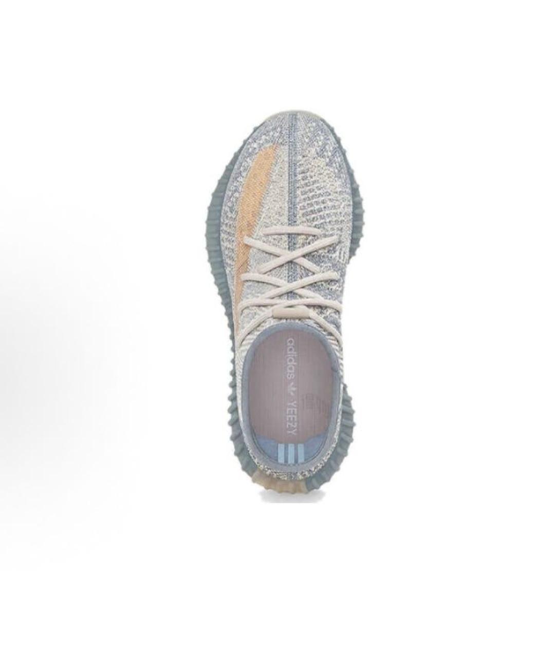 ADIDAS YEEZY Серые текстильные кроссовки, фото 3