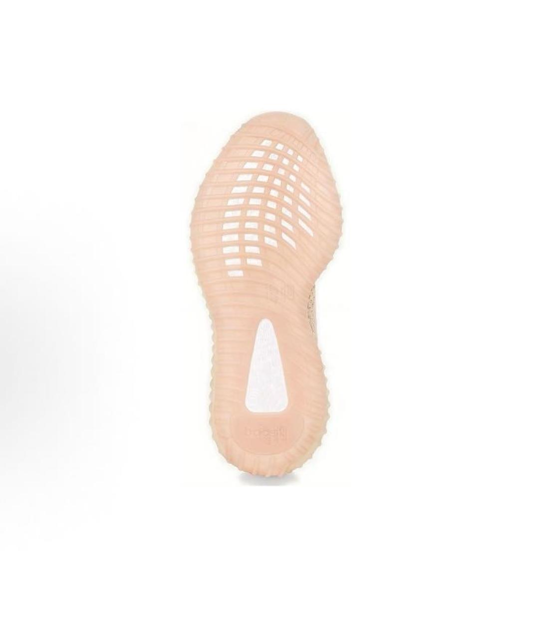 ADIDAS YEEZY Бежевые текстильные кроссовки, фото 5