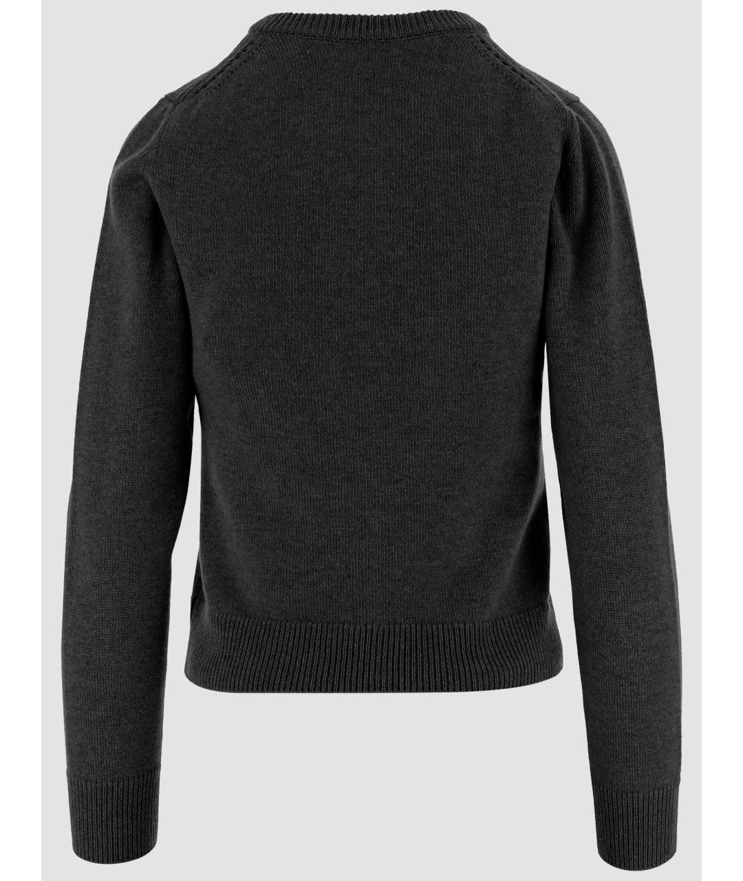 CELINE Черный кашемировый кардиган, фото 2