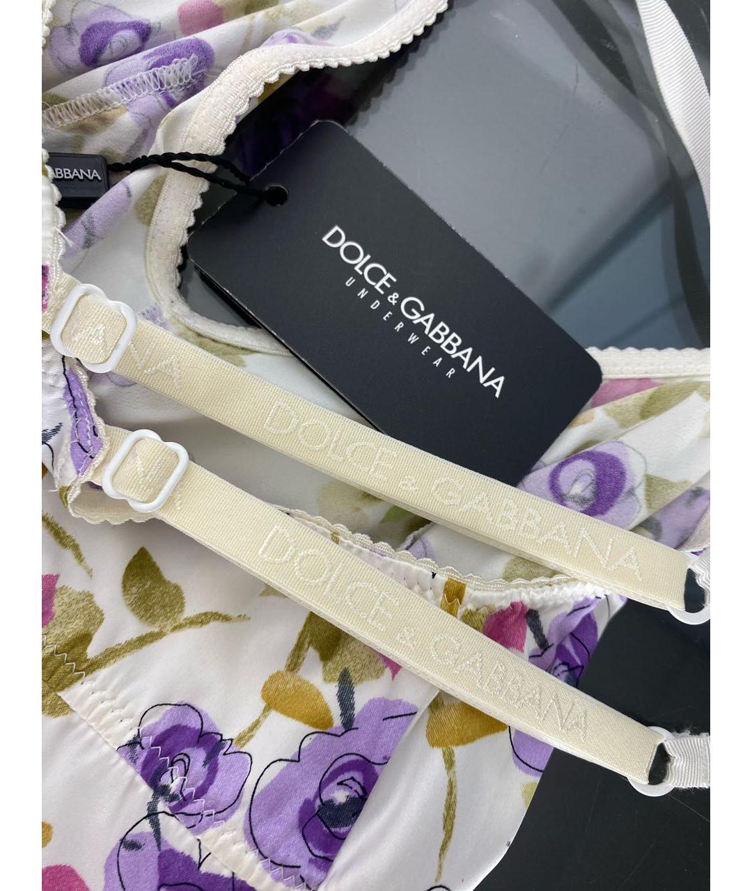 DOLCE&GABBANA Мульти полиэстеровая майка, фото 4