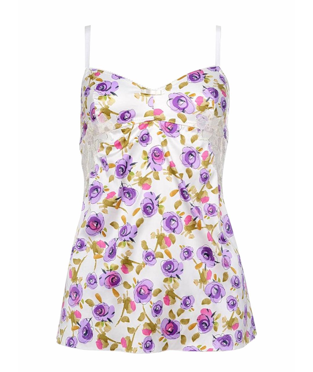 DOLCE&GABBANA Мульти полиэстеровая майка, фото 1