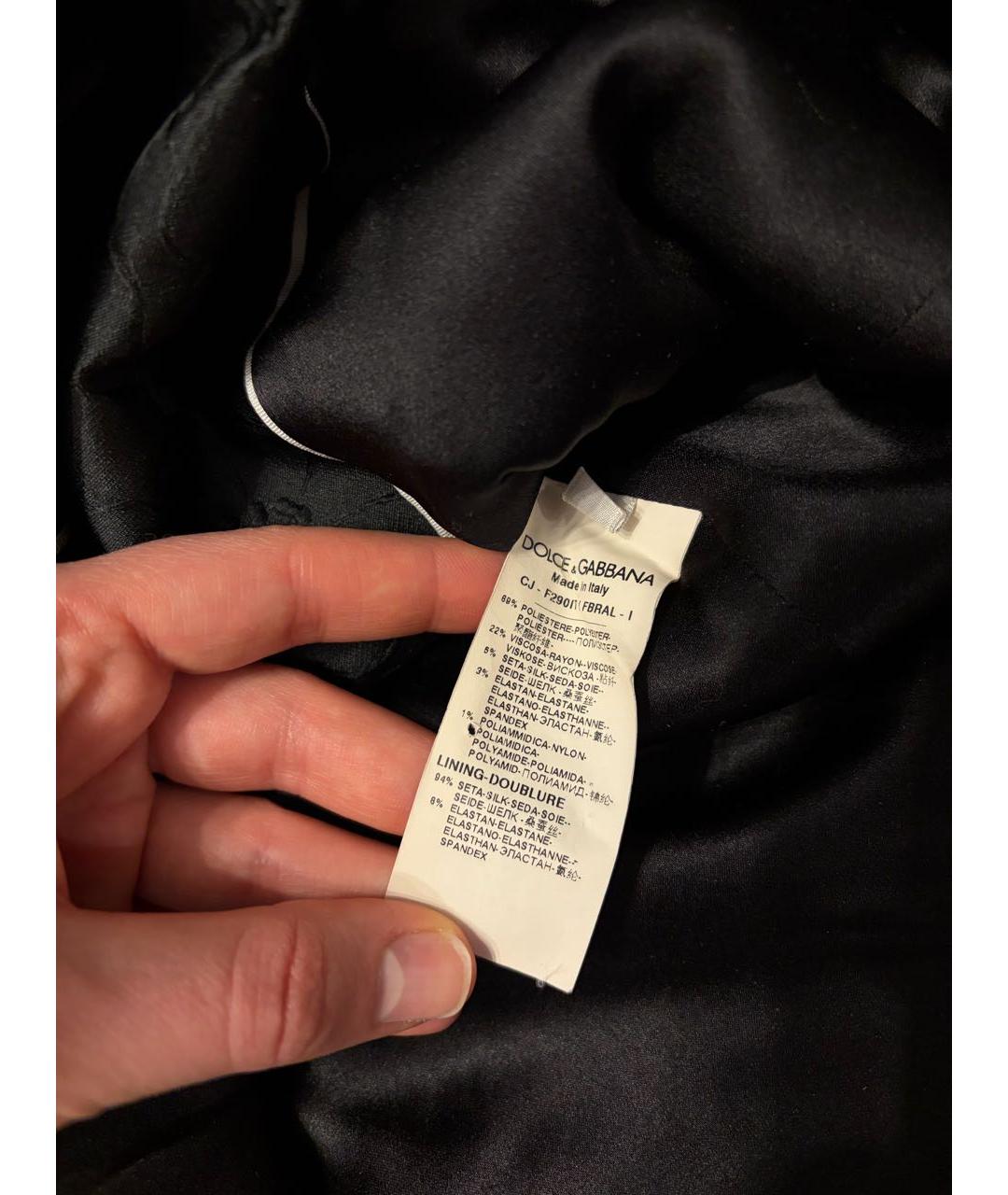 DOLCE&GABBANA Красный полиэстеровый жакет/пиджак, фото 7