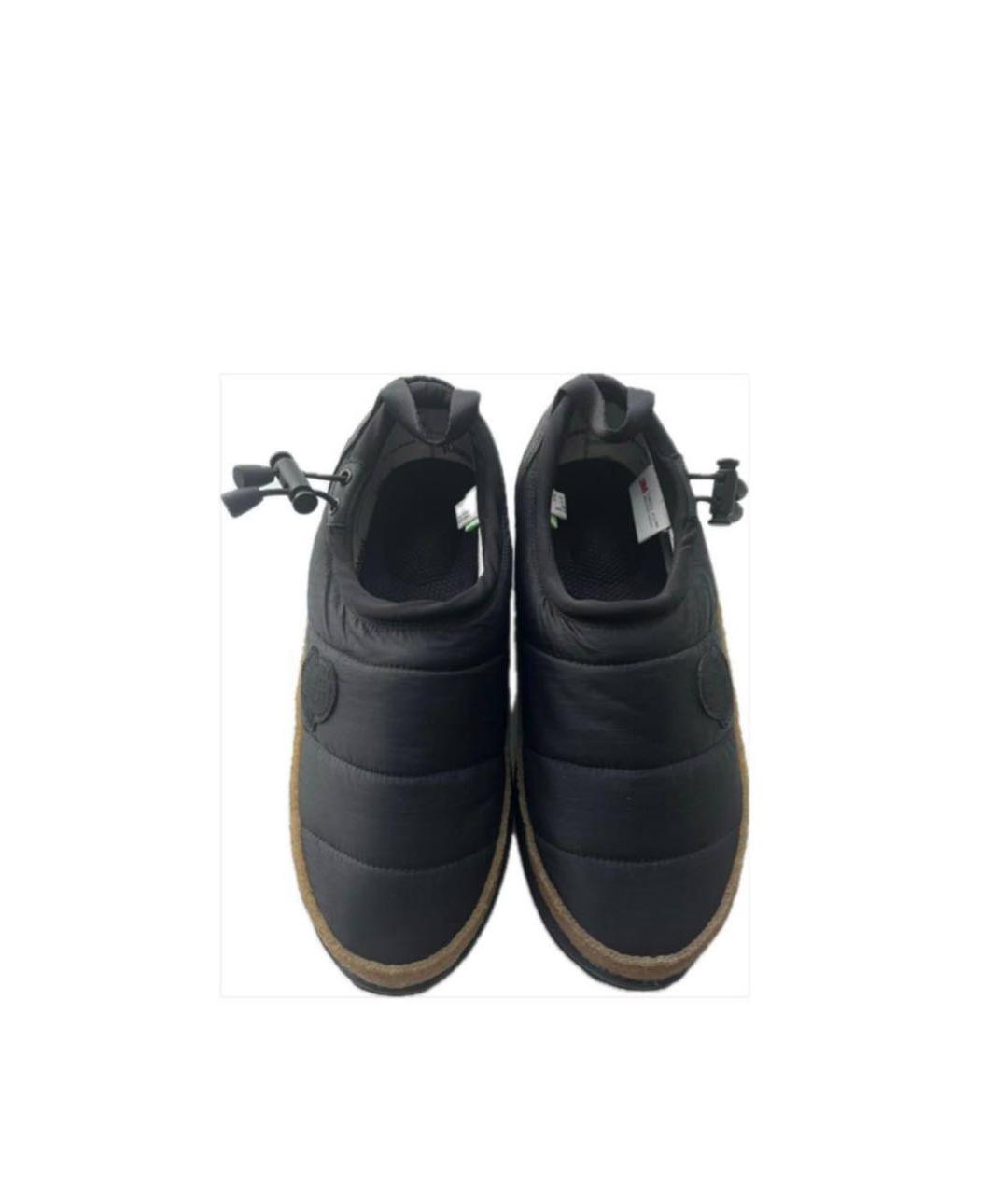 MONCLER Черные синтетические слипоны, фото 2