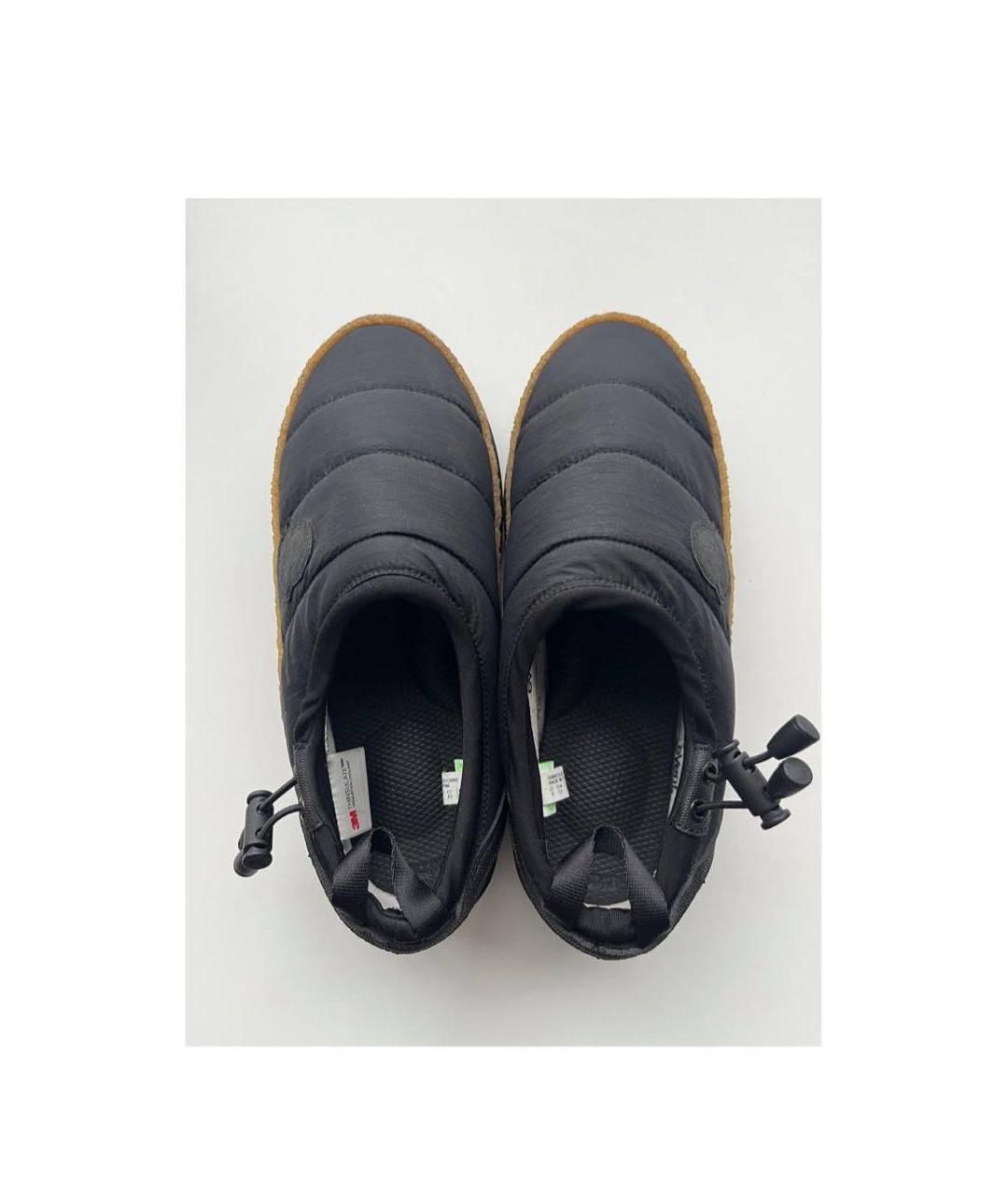 MONCLER Черные синтетические слипоны, фото 3