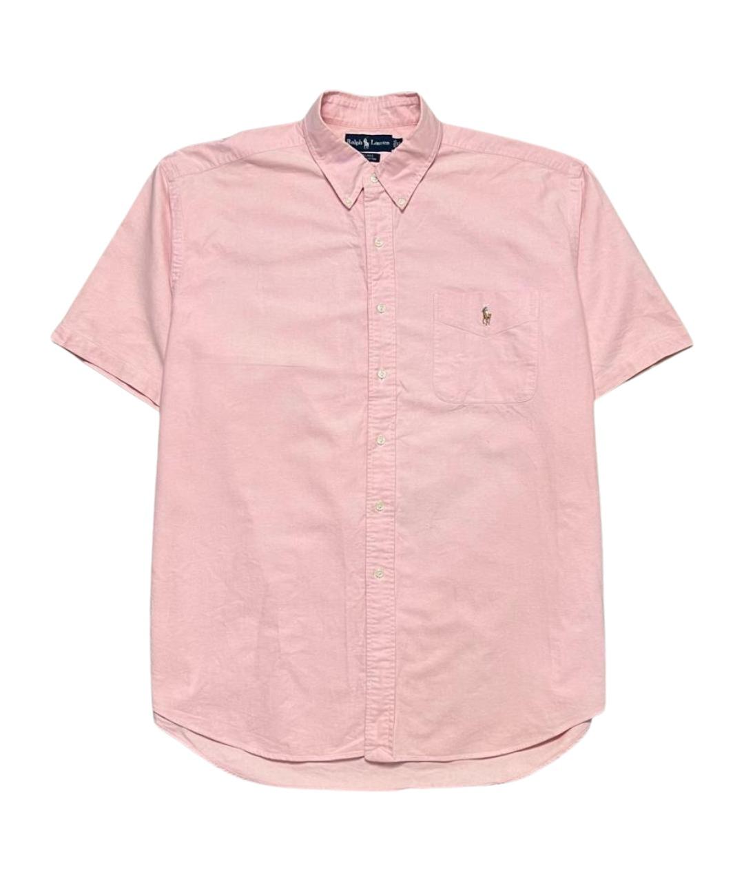 RALPH LAUREN Розовая хлопковая кэжуал рубашка, фото 1