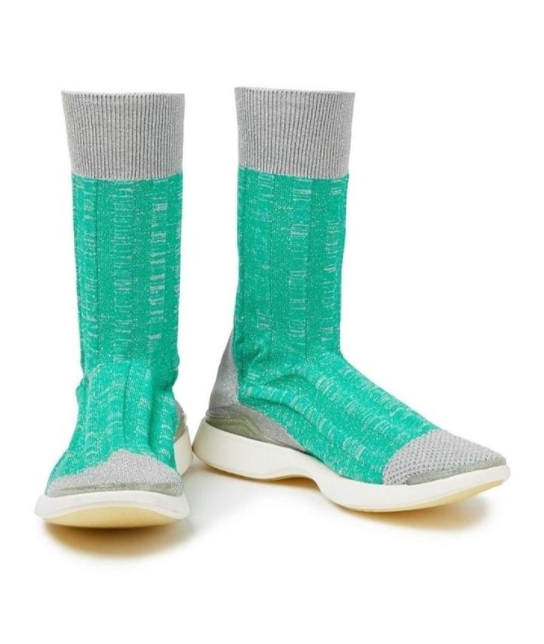 ACNE STUDIOS Мульти текстильные кроссовки, фото 2