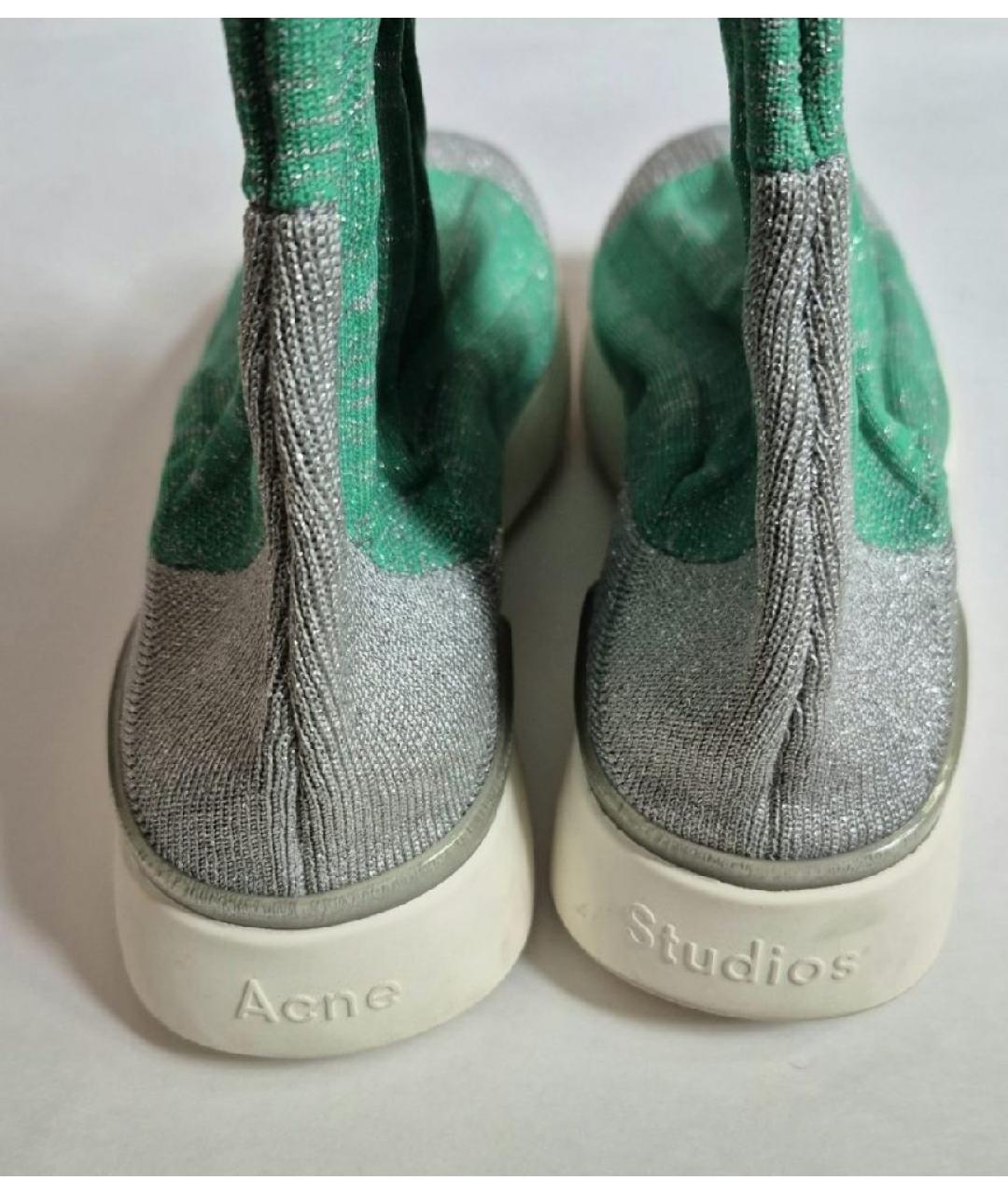 ACNE STUDIOS Мульти текстильные кроссовки, фото 8