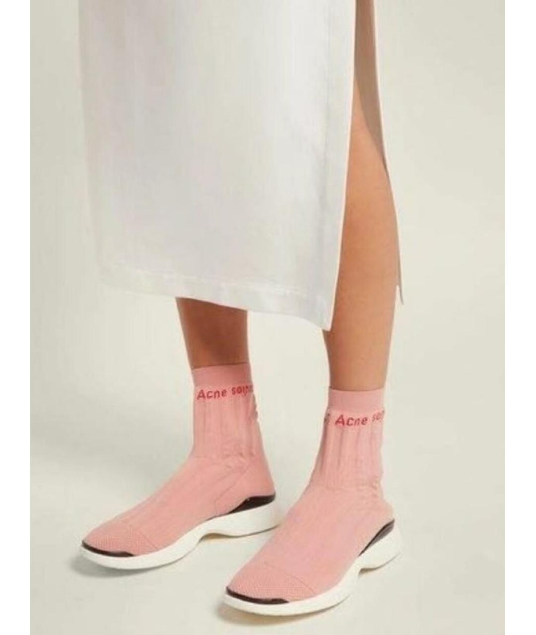 ACNE STUDIOS Мульти текстильные кроссовки, фото 9