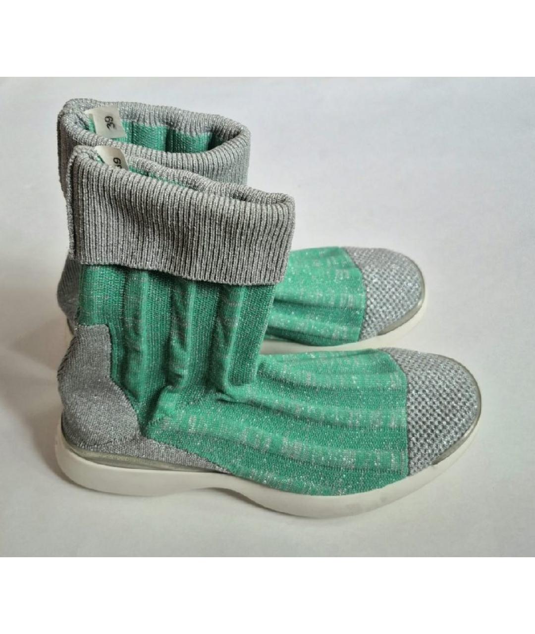 ACNE STUDIOS Мульти текстильные кроссовки, фото 3