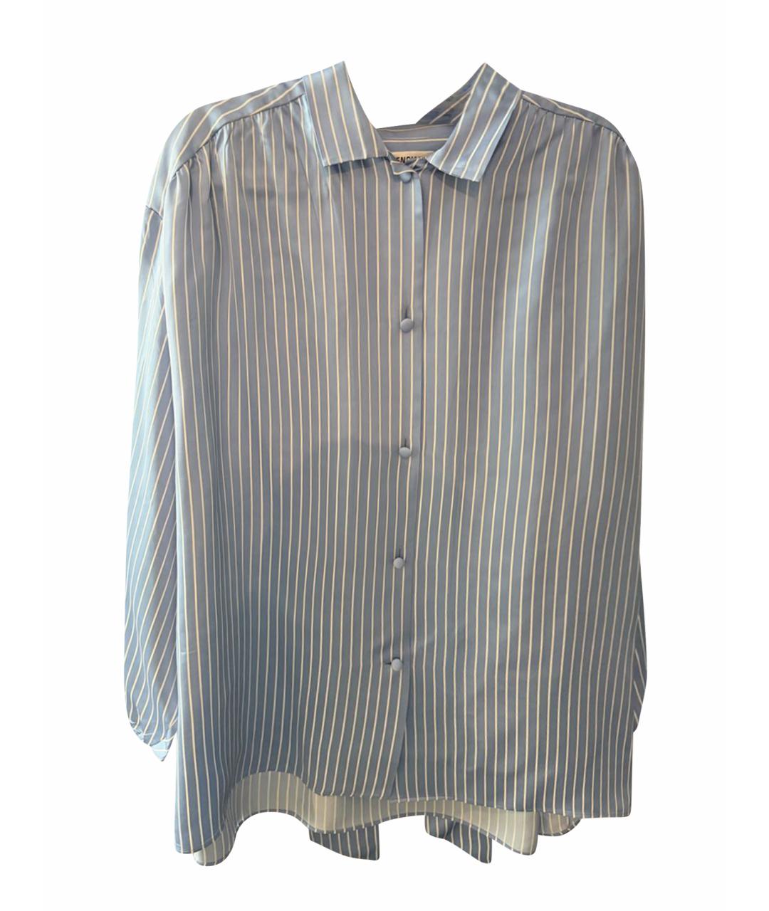 BALENCIAGA Голубая рубашка, фото 1