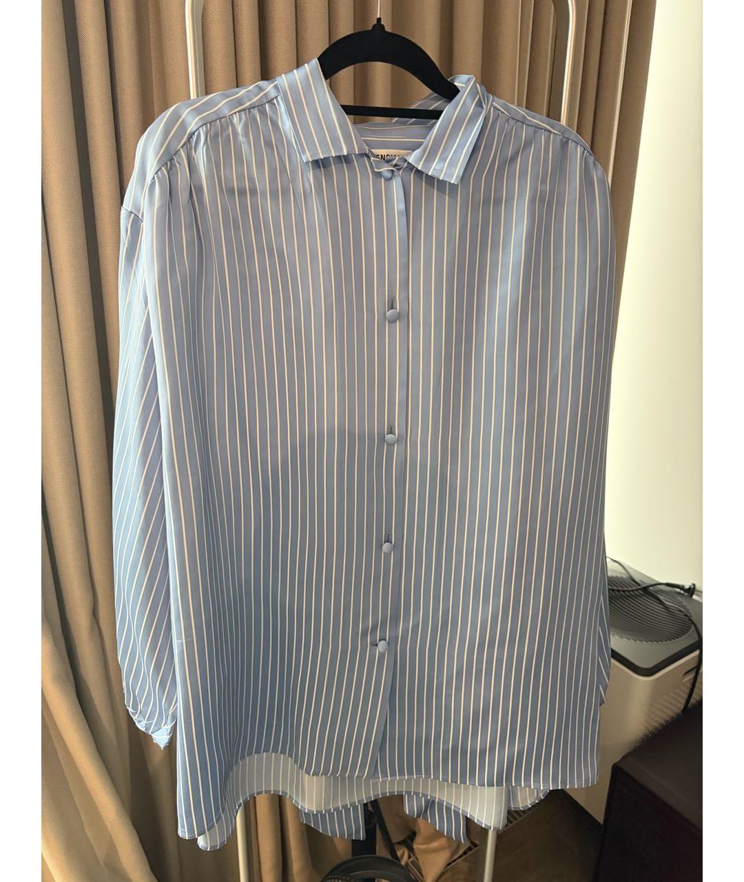 BALENCIAGA Голубая рубашка, фото 3