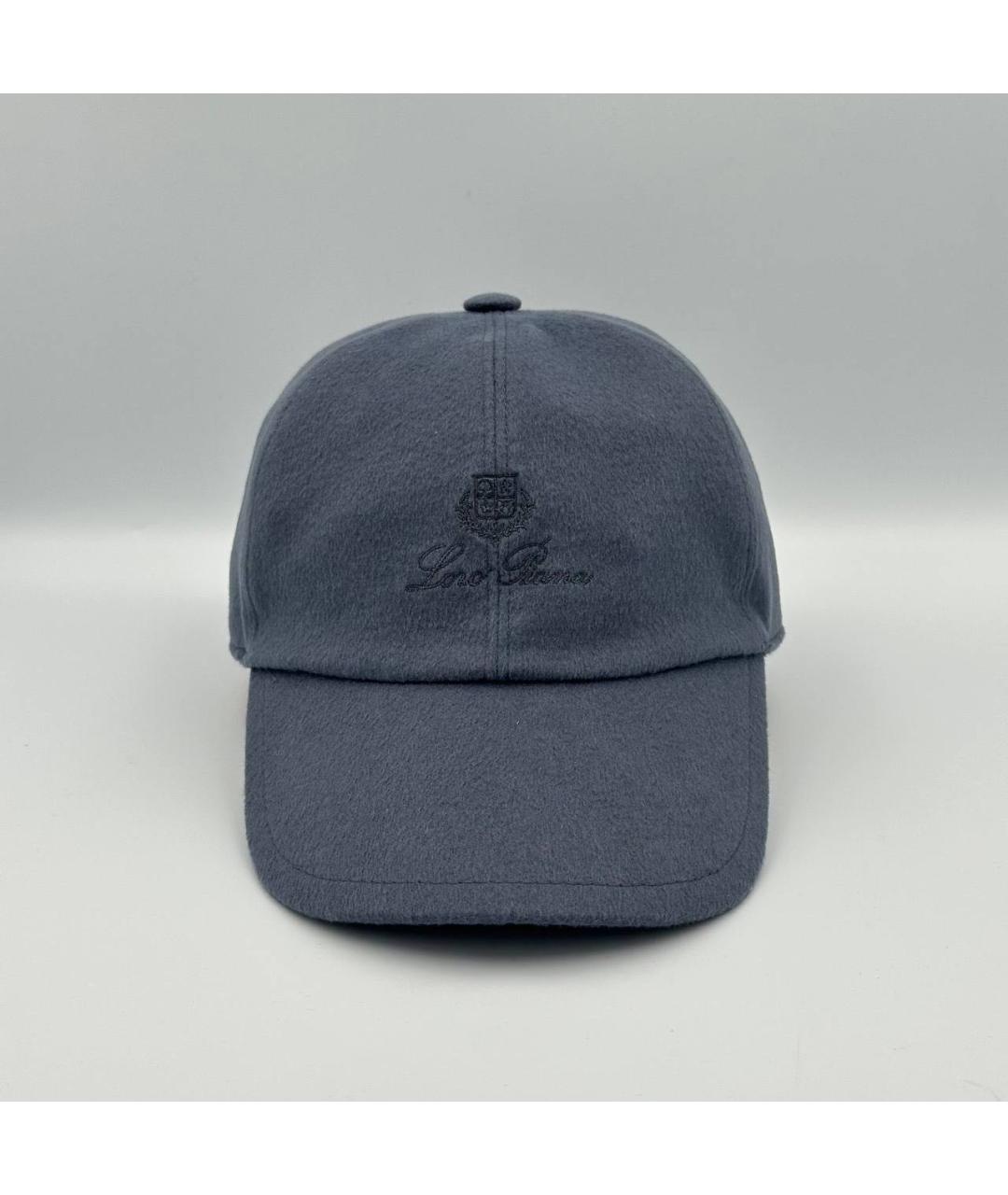 LORO PIANA Серая кашемировая кепка/бейсболка, фото 4