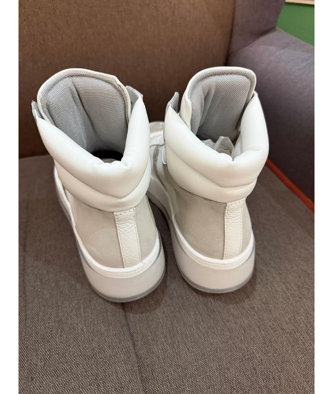 FABIANA FILIPPI Белые кожаные кроссовки, фото 2