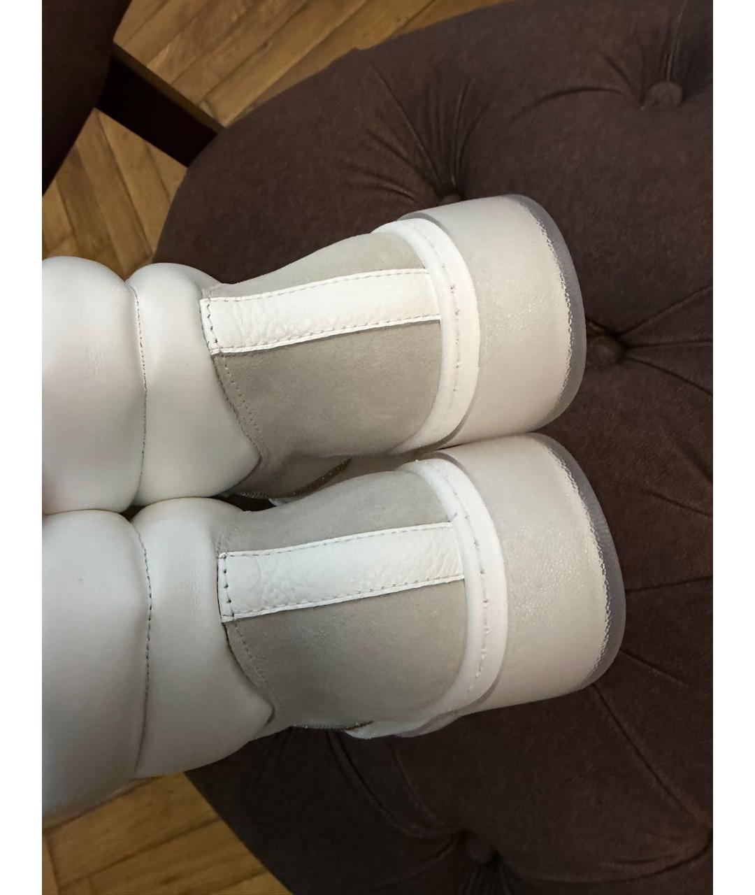 FABIANA FILIPPI Белые кожаные кроссовки, фото 5