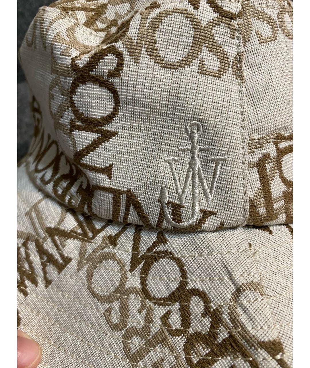 J.W.ANDERSON Бежевая хлопковая панама, фото 4
