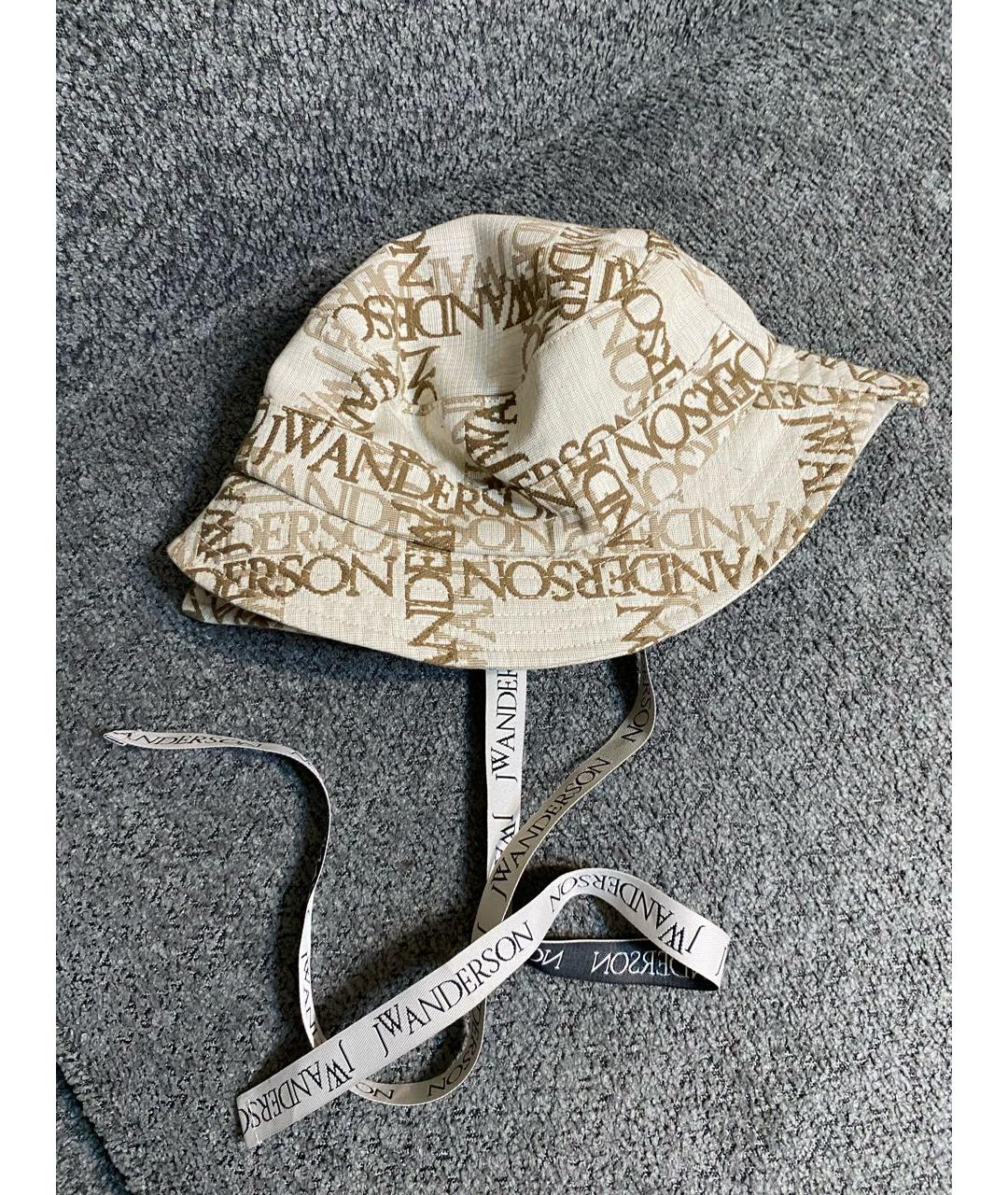 J.W.ANDERSON Бежевая хлопковая панама, фото 3