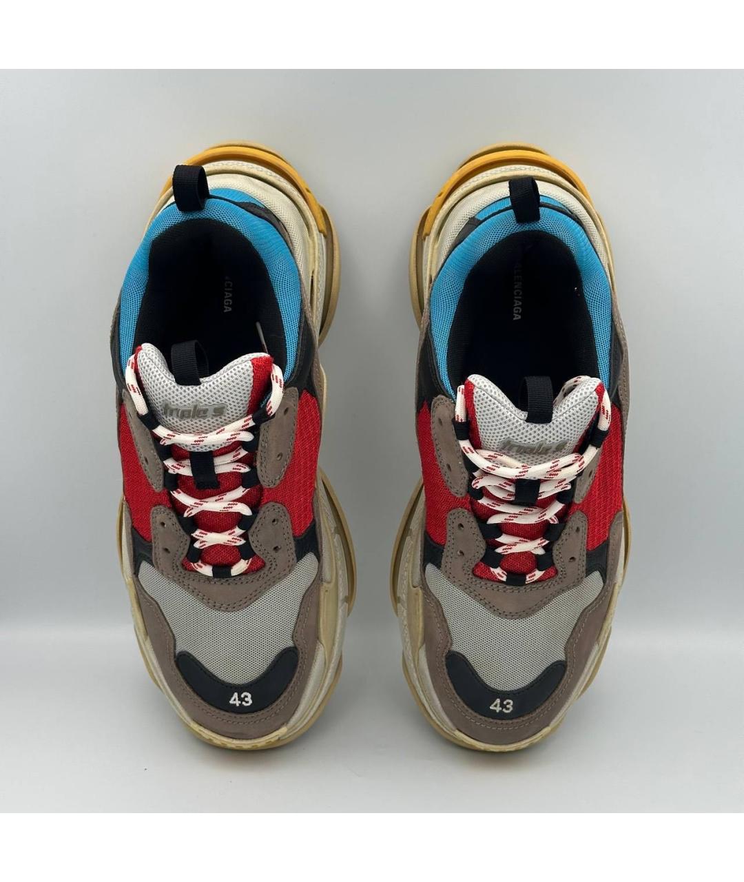 BALENCIAGA Мульти низкие кроссовки / кеды, фото 3