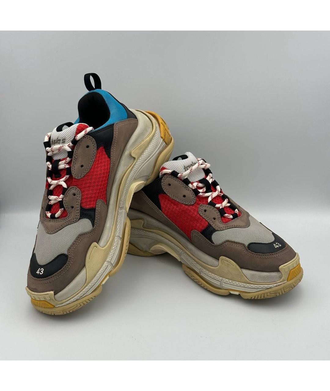 BALENCIAGA Мульти низкие кроссовки / кеды, фото 4