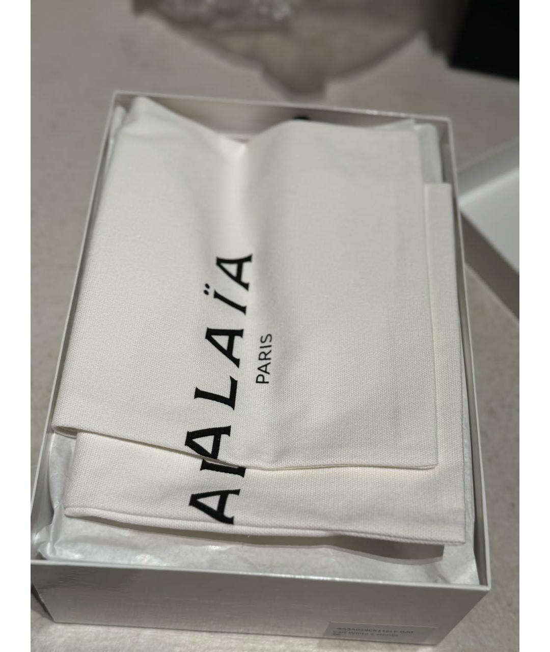 ALAIA Белые кожаные балетки, фото 8