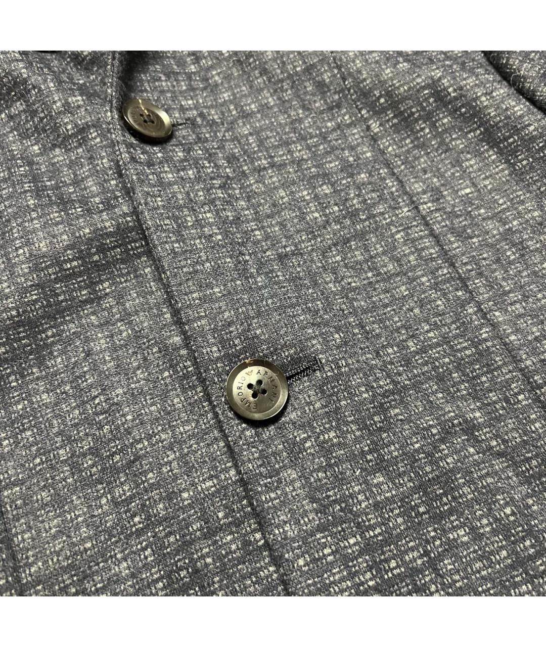 EMPORIO ARMANI Темно-синий пиджак, фото 4