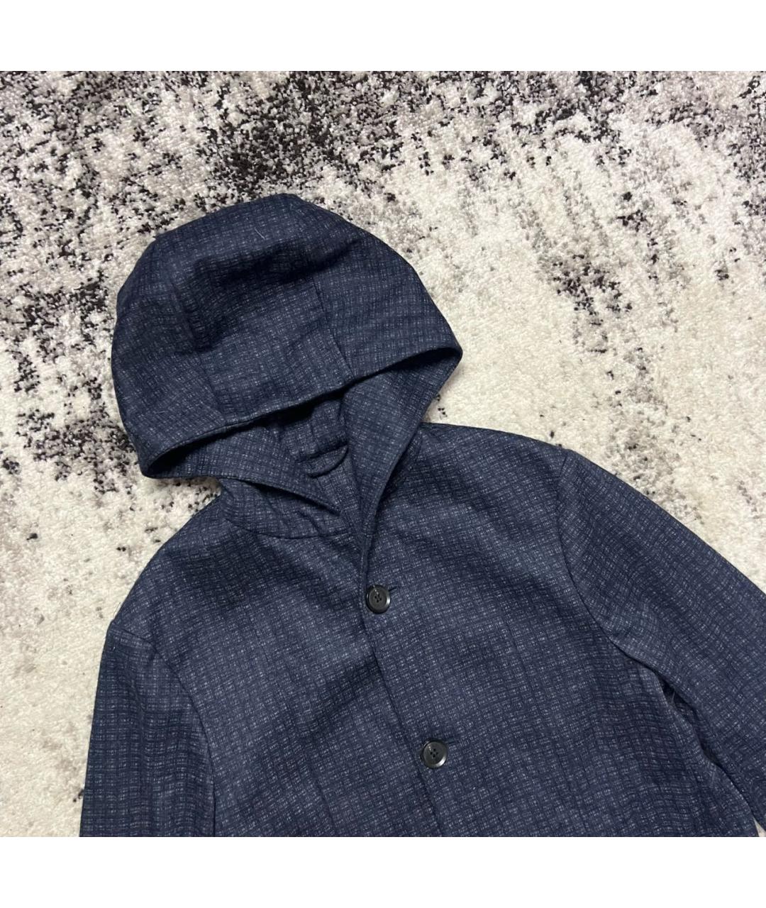 EMPORIO ARMANI Темно-синий пиджак, фото 2