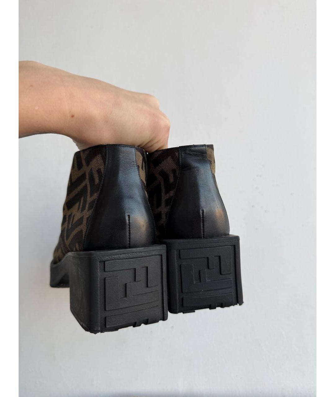 FENDI Мульти текстильные брогги и оксфорды, фото 7