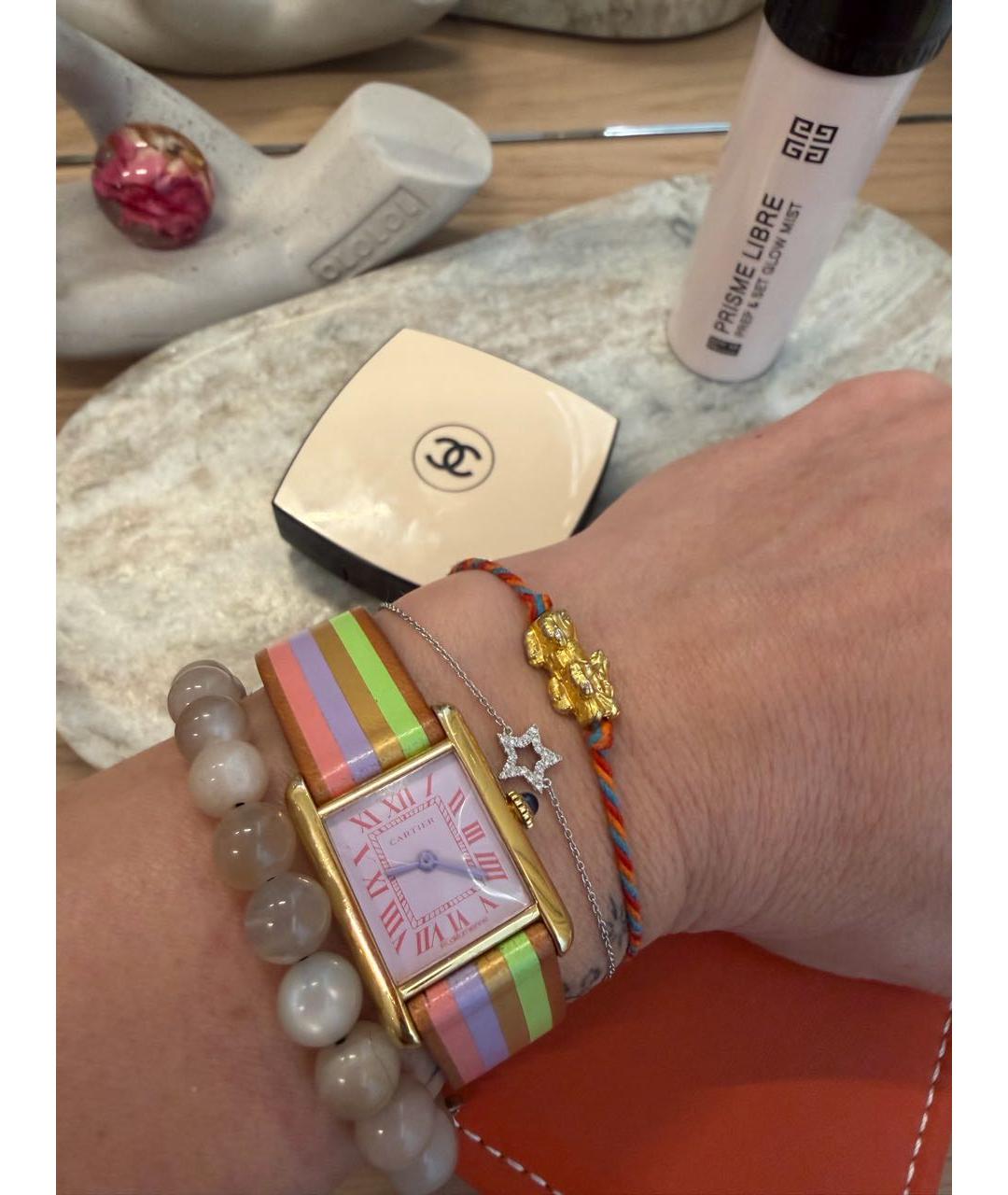 CARTIER Мульти позолоченные часы, фото 6