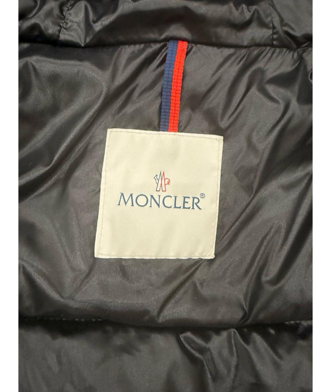 MONCLER Черный жилет, фото 3