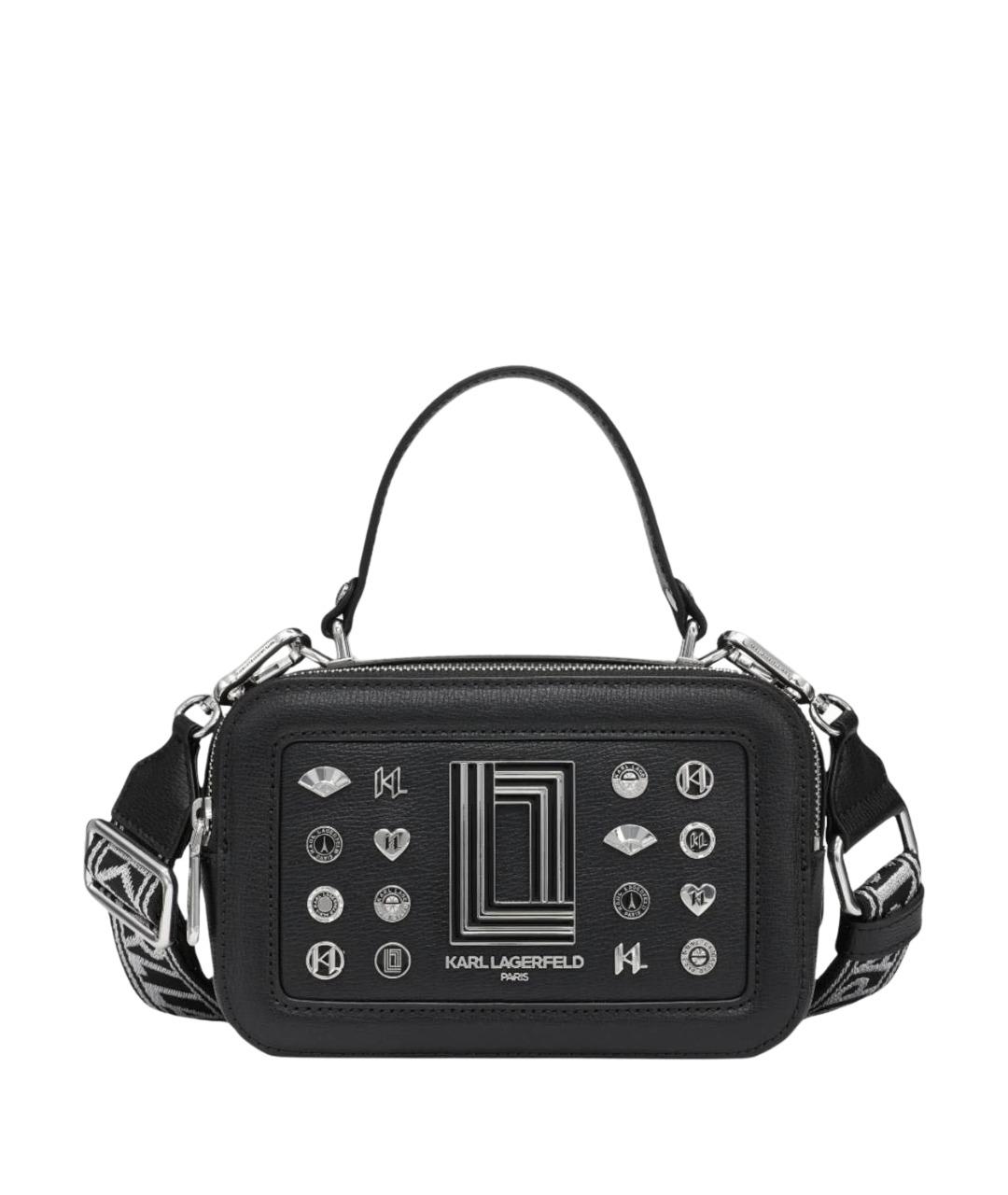 KARL LAGERFELD Черная сумка через плечо, фото 1