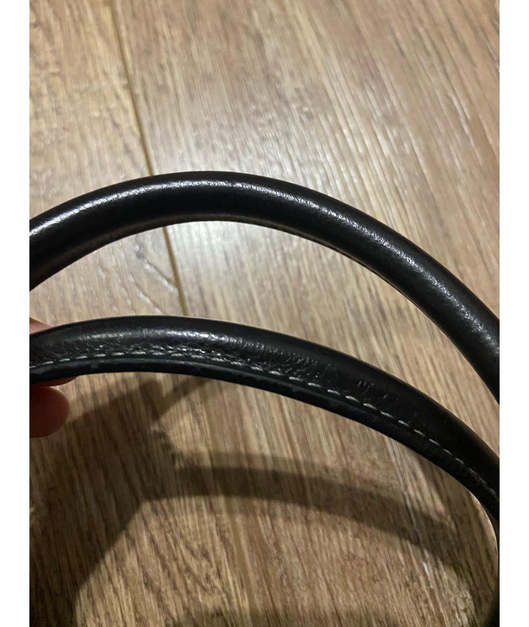 BRIC'S Антрацитовая кожаная сумка тоут, фото 5