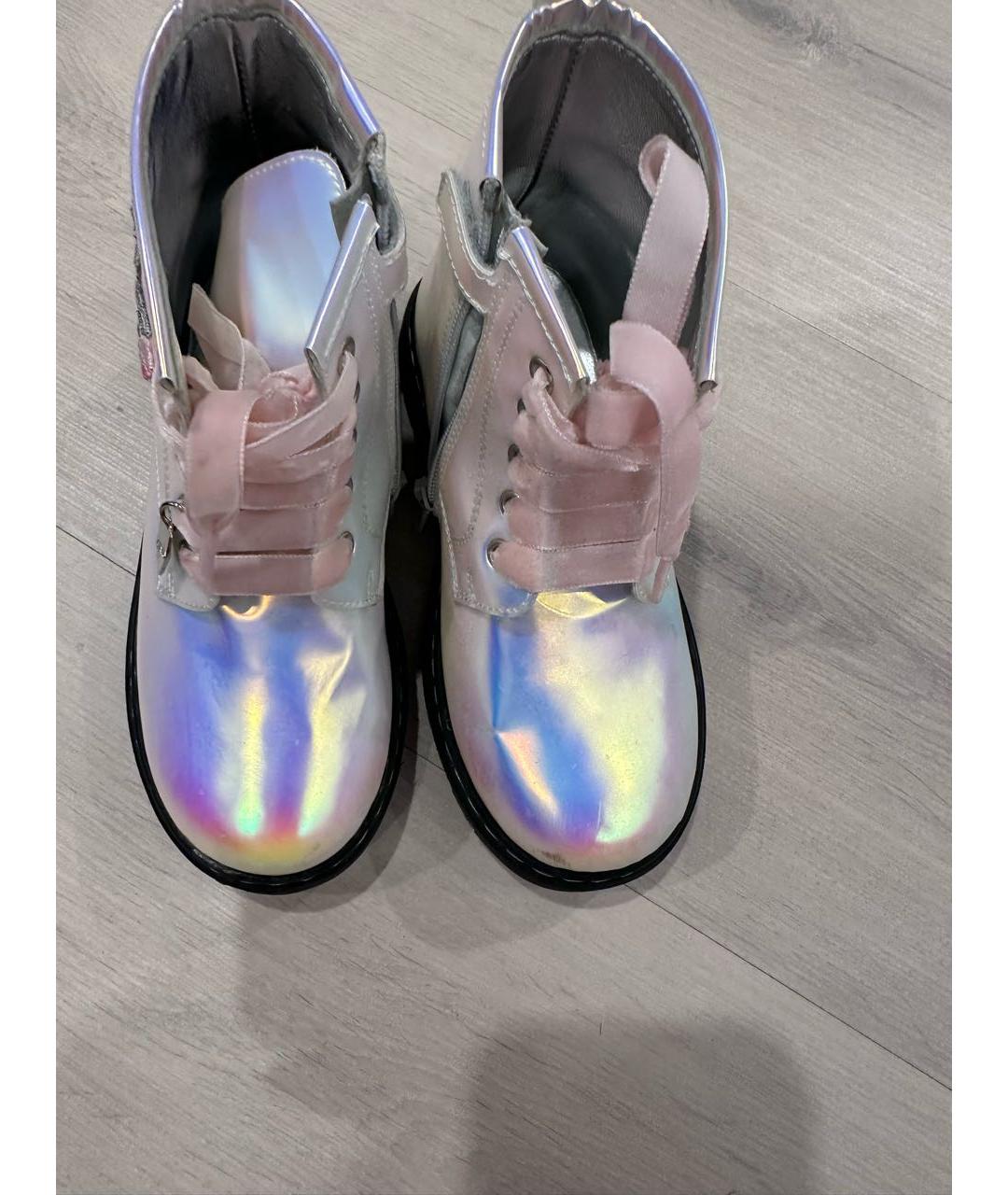 MONNALISA Мульти ботинки из лакированной кожи, фото 2