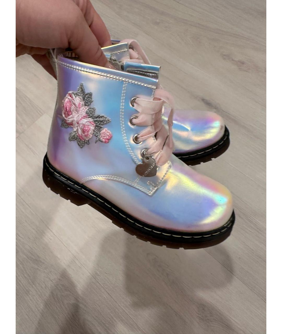 MONNALISA Мульти ботинки из лакированной кожи, фото 4