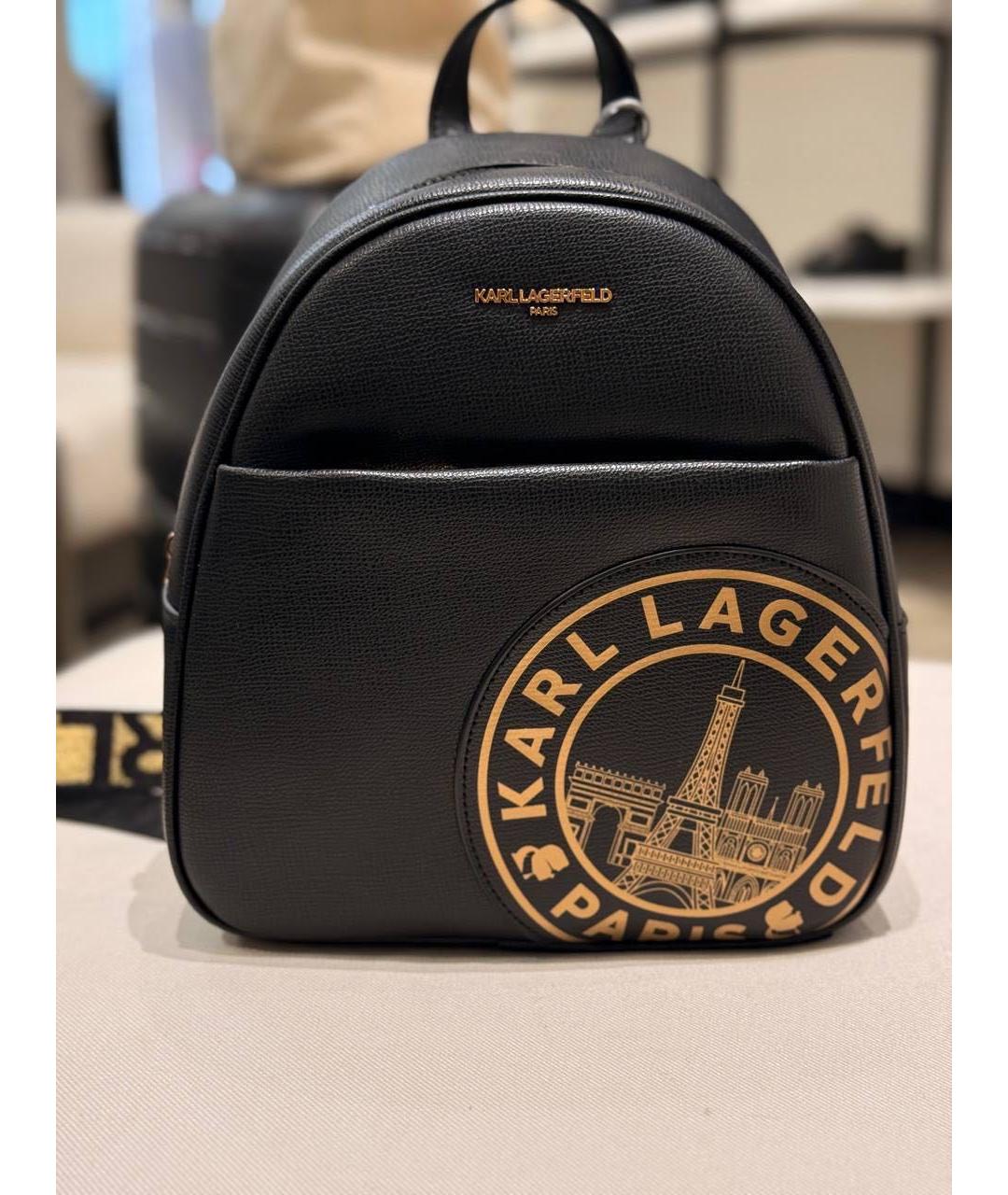 KARL LAGERFELD Черный рюкзак, фото 5