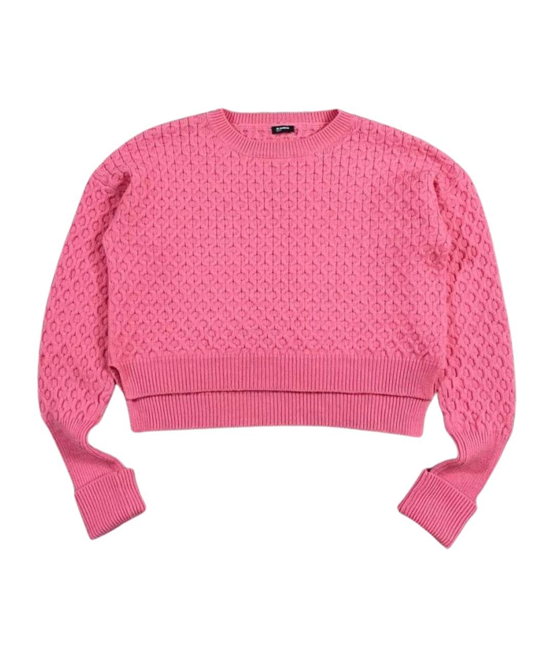 JIL SANDER Розовый шерстяной джемпер / свитер, фото 1