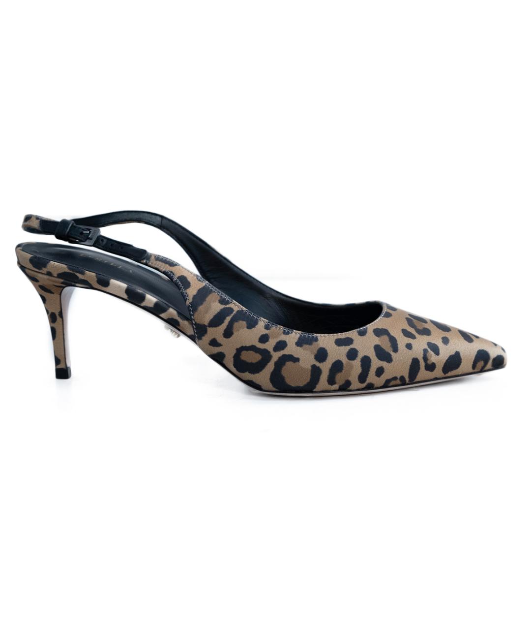 LE SILLA Коричневые текстильные туфли, фото 1