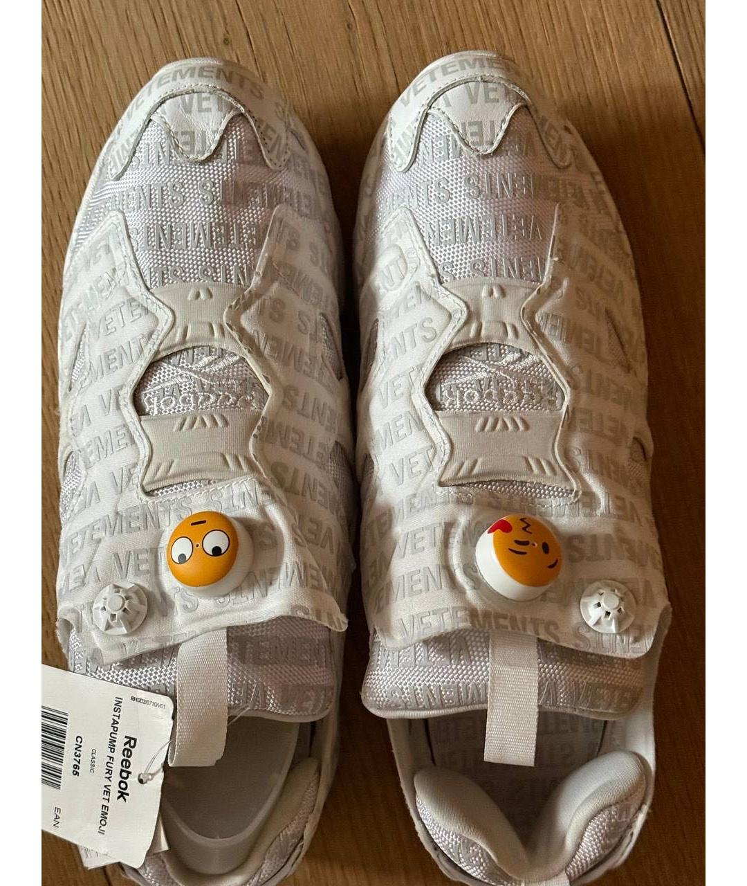 VETEMENTS Белые кроссовки, фото 3