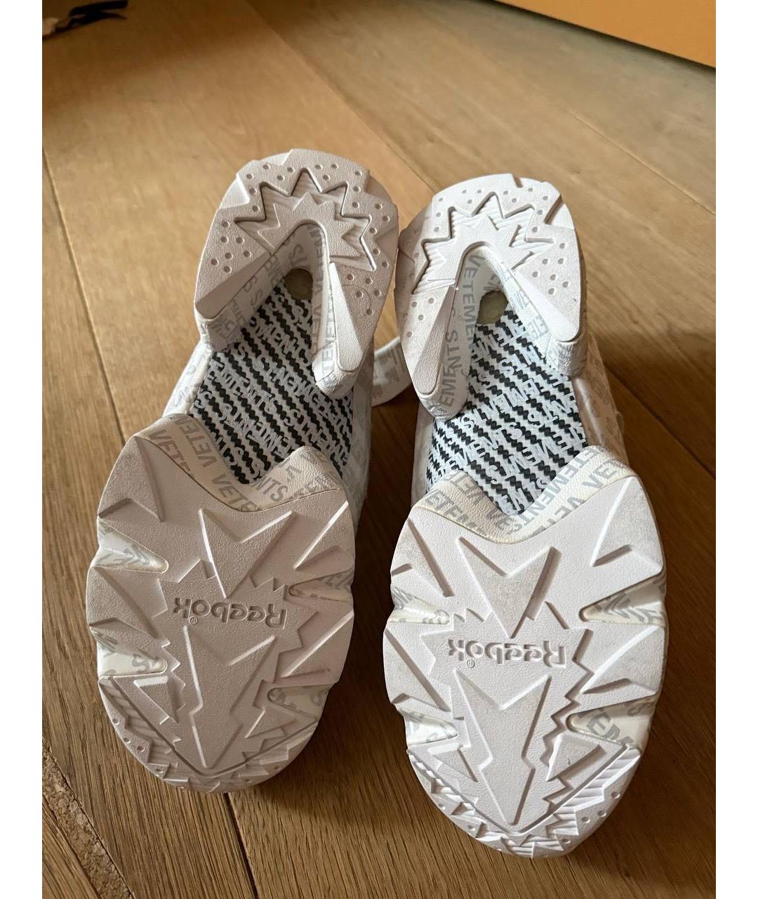 VETEMENTS Белые кроссовки, фото 5