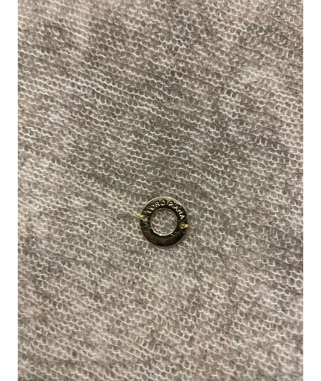 LORO PIANA Бежевый кашемировый шарф, фото 4