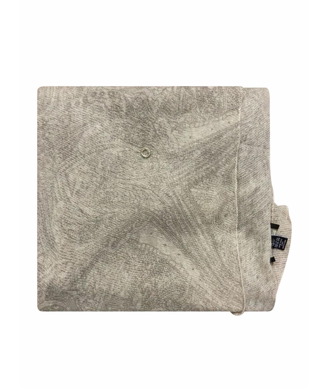 LORO PIANA Бежевый кашемировый шарф, фото 1