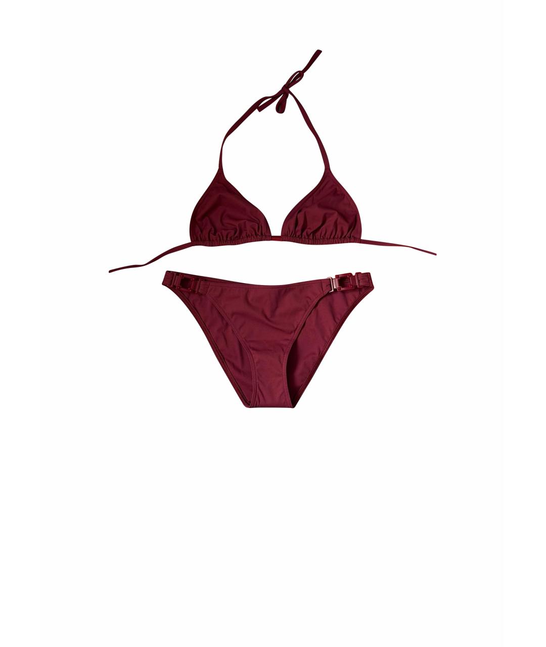 HERMES Бордовый купальник, фото 1