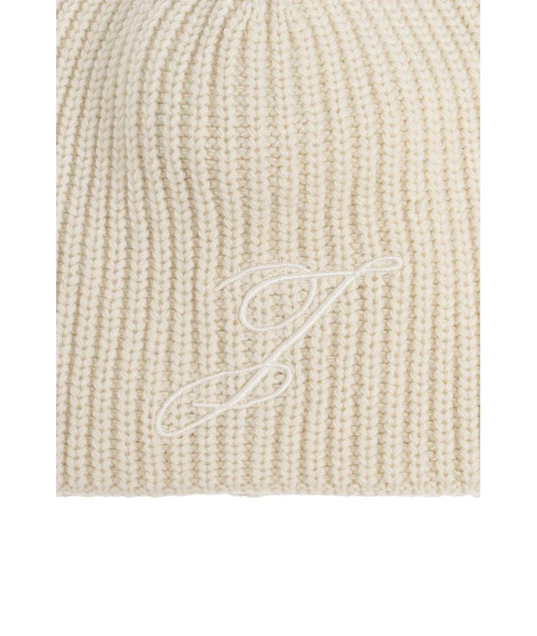 JACQUEMUS Бежевая шерстяная шапка, фото 3