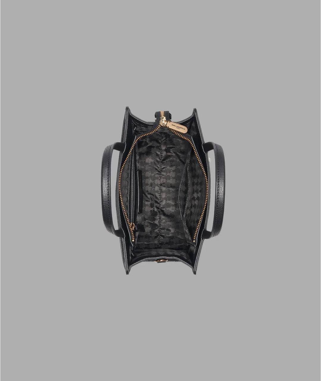 KARL LAGERFELD Черная сумка через плечо, фото 4